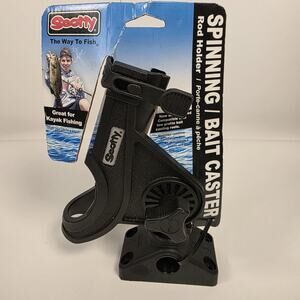 Scotty 280 Bait Caster/Spinning Rod Holder w/241 Deck/Side Mount - Black